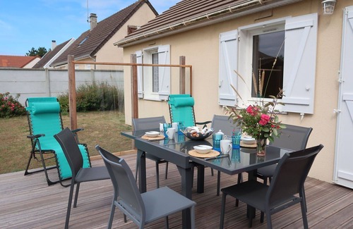Denneville Maison | Magnifique maison de vacances pour 4 personnes avec WIFI, TV, terrasse et animaux admis