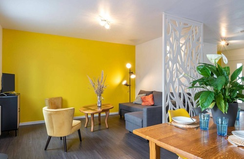 Denneville Maison | Magnifique maison de vacances pour 4 personnes avec WIFI, TV, terrasse et animaux admis