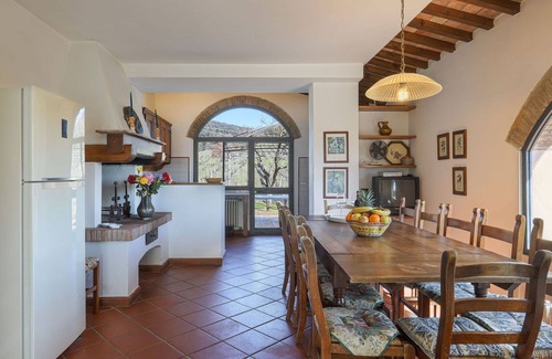 Scandicci Maison | Belle maison de vacances avec WIFI, piscine privée, TV, patio, animaux admis et vue panoramique