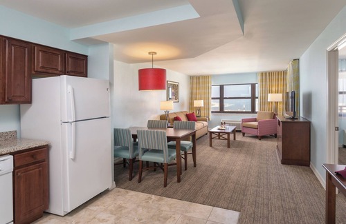 Atlantic City Station Balnéaire | Élégante suite 1BR avec cuisine complète, piscine et spa du complexe hôtelier - 1 pâté de maisons jusqu'à la promenade