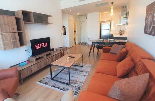 Ikitelli Appartement | Stylish 2 bedroom apartment at 24th floor