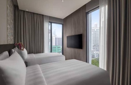 Golden Triangle Hôtel | Stylish 2-BR Suite Deluxe Bukit Bintang Breakfast