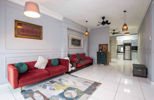 Johor Bahru Appartement | Stylish 4BR Near Paradigm Mall, Pool, Free Parking