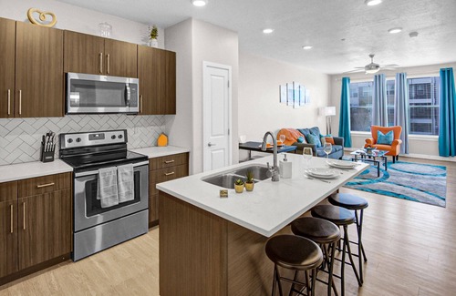 Draper Appartement | Stylish Apartment - Hottub/Parking/Gym/FastWifi/PetFriendly/Coffee Provided