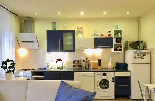 Old Town Appartement | Apt élégant Blue Bratislava-Great Location! AC GRATUIT + WIFI + Lave-linge et sèche-linge