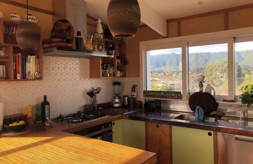 Waikanae Maison | Stylish Bach With hot tub and Island Views - Bali Hai