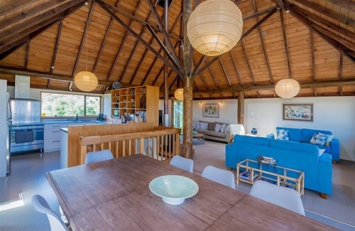 Te Horo Beach Maison | Maison front de mer élégante avec une vue imprenable