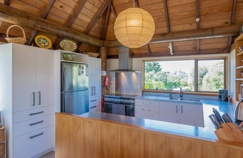 Te Horo Beach Maison | Maison front de mer élégante avec une vue imprenable