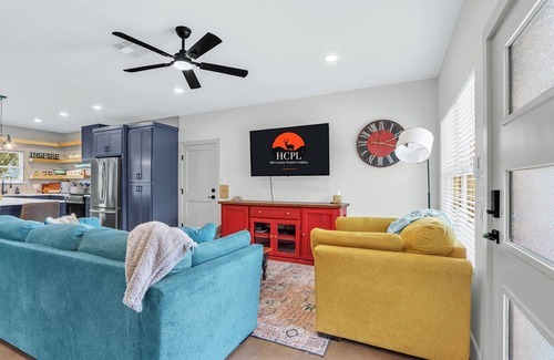 Granite Shoals Cabine | Stylish Casita w/Game Room, Near Lake LBJ Access