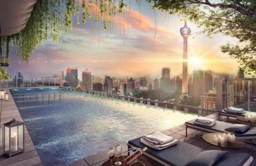 Golden Triangle Appartement | Stylish Ceylonz Suite near Bukit Bintang 4pax