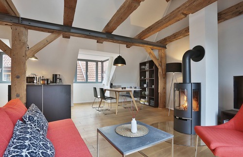 Old Town Copropriété | Stylish holiday apartment in the heart of the old town with loggia, fireplace etc.