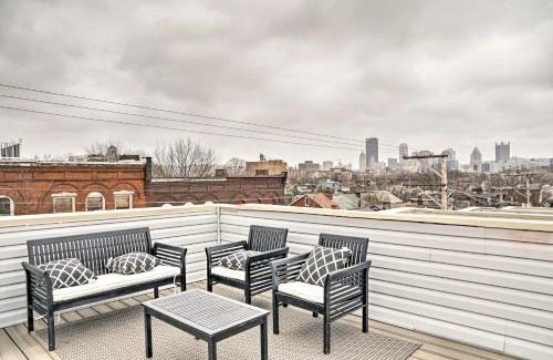 Central Northside Maison | Stylish Pittsburgh Townhouse with City Views!