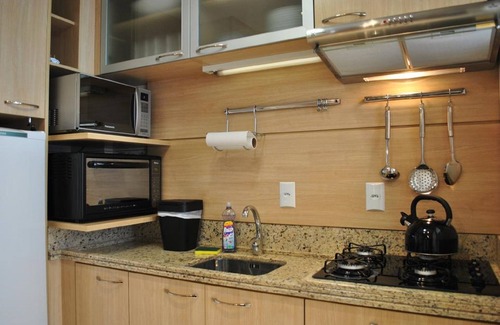 Gramado City Centre Appartement | ADAPTÉ EN MEDEIROS BORGES (PELOUSE sur ses pieds)