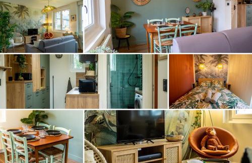 Orbec Appartement | SUITE JUNGLE - JARDIN, NETFLIX et PARKING - Le Manoir aux Pommes
