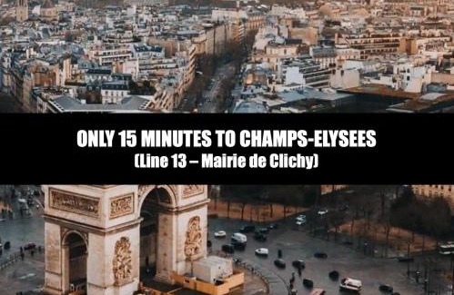 Levallois-Perret Appartement | Suite L'éclipse Paris, logement avec jacuzzi, à 10 minutes des Champs Elysées