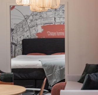 Saint-Thomas-d'Aquin Appartement | SUITE SARTRE : au cœur de la Rive Gauche, neuf, design, 2/4 personnes