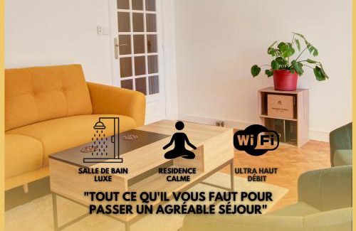Cimetiere de l'Est Appartement | Suite T5 Rennes Gare - Parking privé gratuit