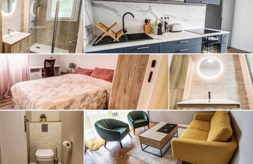Cimetiere de l'Est Appartement | Suite T5 Rennes Gare - Parking privé gratuit