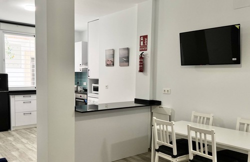 Los Tilos Appartement | BAJO 3-Studio-Salle de bain privée séparée