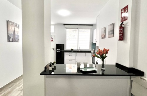 Los Tilos Appartement | BAJO 3-Studio-Salle de bain privée séparée