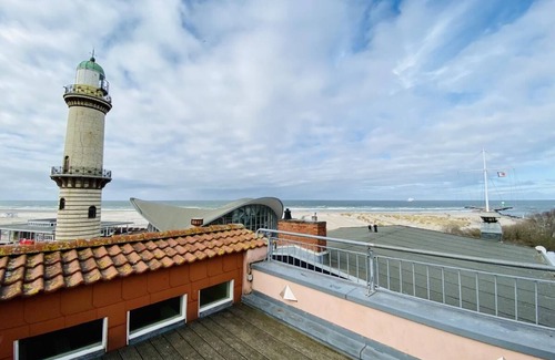 Warnemuende Appartement | Sun deck on the beach