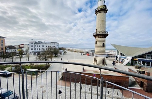 Warnemuende Appartement | Sun deck on the beach