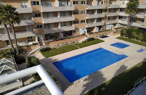 Mozelos Appartement | Soleil, piscine et plage, T0 studio espace ouvert, face à la plage, piscine privée.