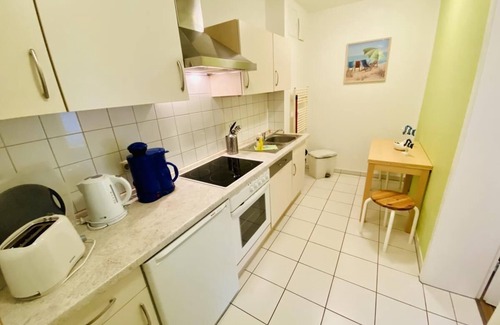 Ortsamt 2 Appartement | Sun with terrace, WLAN, parking space, close to the beach