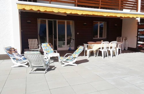 Randogne Appartement | Sunny 2 BR w large terrace, stunning views & pool