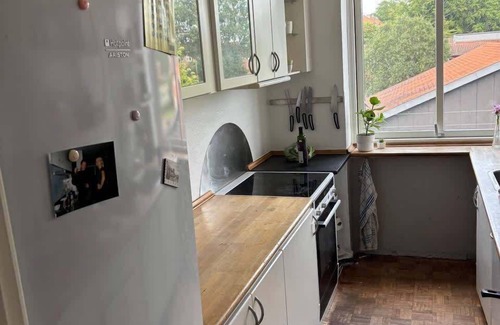Aarhus C Appartement | Sunny Apartment With Two Balconies