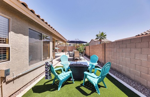 Maricopa Maison | Sunny Maricopa Getaway w/ Private Pool + Fire Pit!