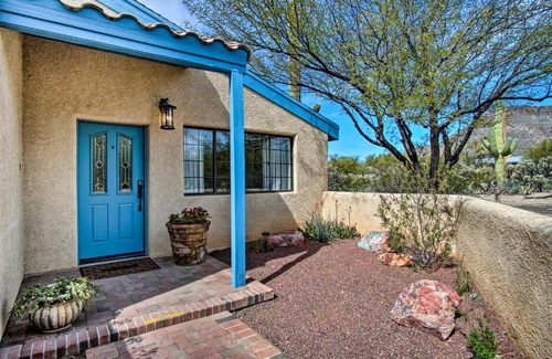 Tucson Estates Maison | Sunny Tucson Home with Patios on 5 Acres!