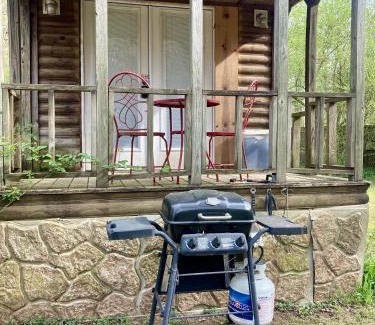 Mena Maison | Sunnybrook Cabin, wooded, private with stream, near ATV trails