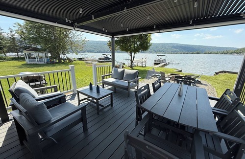 Marietta Cottage | Sunset Lover's Dream! Lakefront Cottage on Otisco!