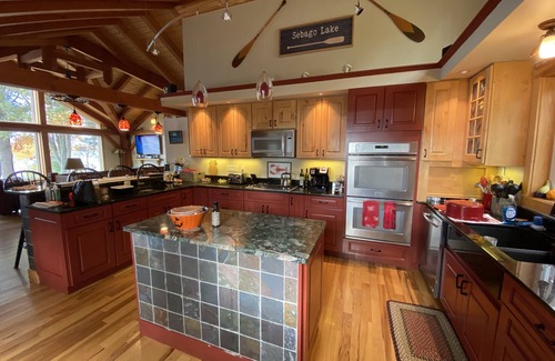 Standish Maison | Sunsets over Sebago Lake