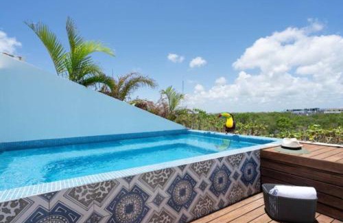 Tulum Appartement | SunsetviewPH+PrivPool+Near Beach&Town+Rooftop+50mb
