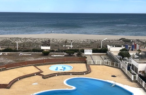 Saint-Hippolyte Appartement | Super t 3 vue mer Piscine Clim Wifi Parking