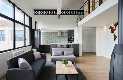 Tourcoing Appartement | Superbe loft en duplex 3 chambres + parking.