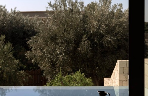 Agia Galini Villa | Superb Agios Vasilios Suite | Lolopechka Suite | 1 Bedroom | Min. Children Age: 13 Years | Private Furnished Balcony or Terrace with Garden and Mountain View | Spacious Shared Furnished Sun Terrace | Shared Outdoor Pool | Shared Hot Tub | Agia Galini