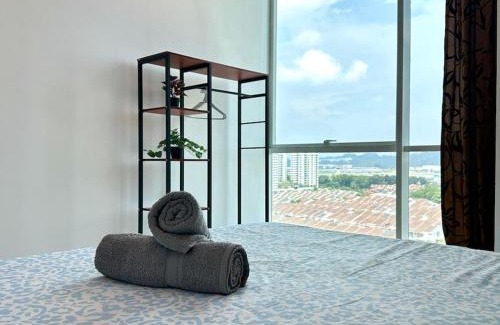 Bayan Lepas Appartement | Superb Airport 2BR Suite# Straits Intl# MsgChair