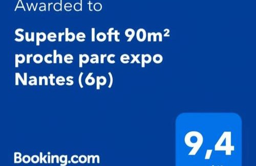 Ranzay-Grand Clos Appartement | Superbe loft 90m² proche parc expo Nantes (6p)