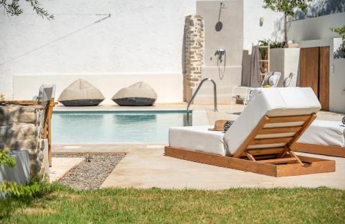 Korfalonas Appartement | Superior Argilos Cottage Private Pool - 300m From the beach