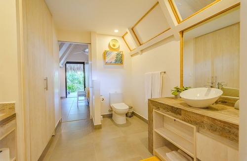 Tamarindo Hôtel | Double-Supérieure-Salle de bain et douche-Vue sur Jardin