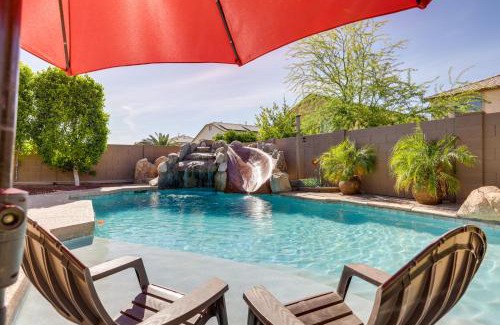 Greer Ranch Maison | Surprise Home with Heated Pool and Deck