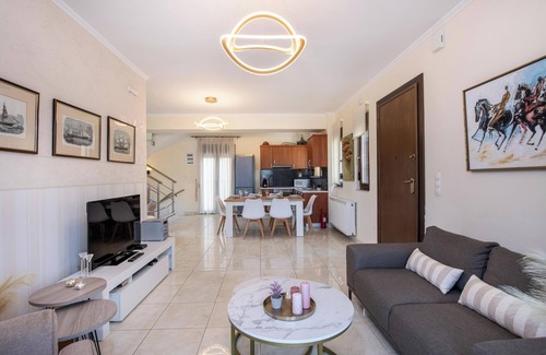 Rethymno Villa | Intimité totale, proche des commodités, piscine de 30 m2, vue magnifique sur la mer!