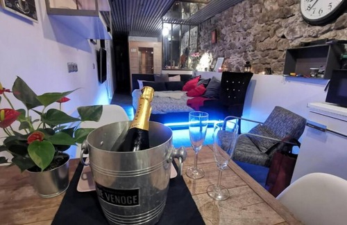 Quartier Hyper-Centre Appartement | Sweet Loft Grenoble- Votre nid d'amour avec Jacuzzi & Sauna au cœur de Grenoble