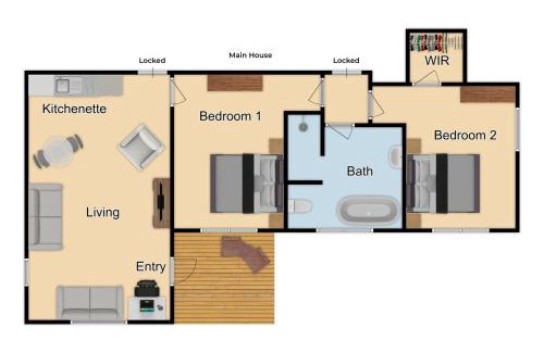 Cambridge Appartement | Sweet Magnolia 1 or 2 BR Suite St Kilda Cambridge with Complimentary Continental Breakfast