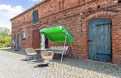 Friedland Maison | Maison de vacances 'Sonnenhof Reudnitz' avec terrasse partagée, jardin partagé et Wi-Fi