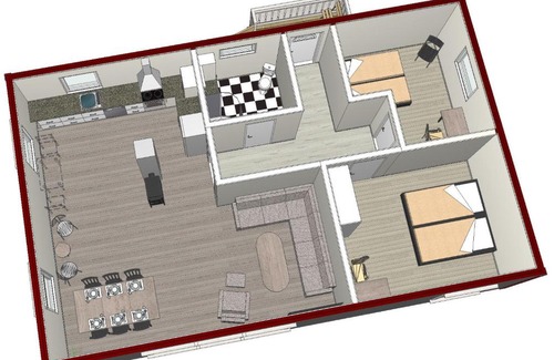 Vestvagøy Appartement | T-R Huset i Hellosan