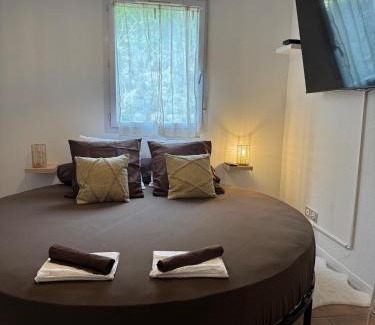 Tournefeuille Appartement | T2, Balneo, sauna, lit rond, jeux arcades, parking